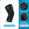 Compression Knee Sleeve for Sports Support – Breathable Anti-Slip Knee