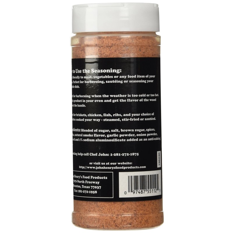 John Henry Pecan Rub Seasoning 11.5 Ounce All Purpose BBQ