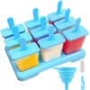 Alinana 9 Cavities Popsicles Molds, Without BPA Popsicle Molds with