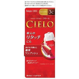 Hoyu Cielo Hair Color EX Cream 3C (Caramel Brown) 1.4 oz (40 g) + 2 Additives 1.4 oz (40 g)
