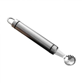 Stainless Steel Strawberry Huller, silver Multi Function Strawberry Huller and Tomato Stem Corer Tool, for Strawberry,Tomato,Vegetable and Fruit Corer Practical Kitchen Tool Fruit and Vegetable Corers