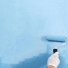 Lackierwalze Set, Farbwanne, Malerpinsel Set, Farbroller Set, Lackierset, Geeignet zum Bemalen mit Farbe Oder Lack, Geeignet für Den Heimwerkereinsatz in Werkstatt, Haus und Garten, 7 Stücke