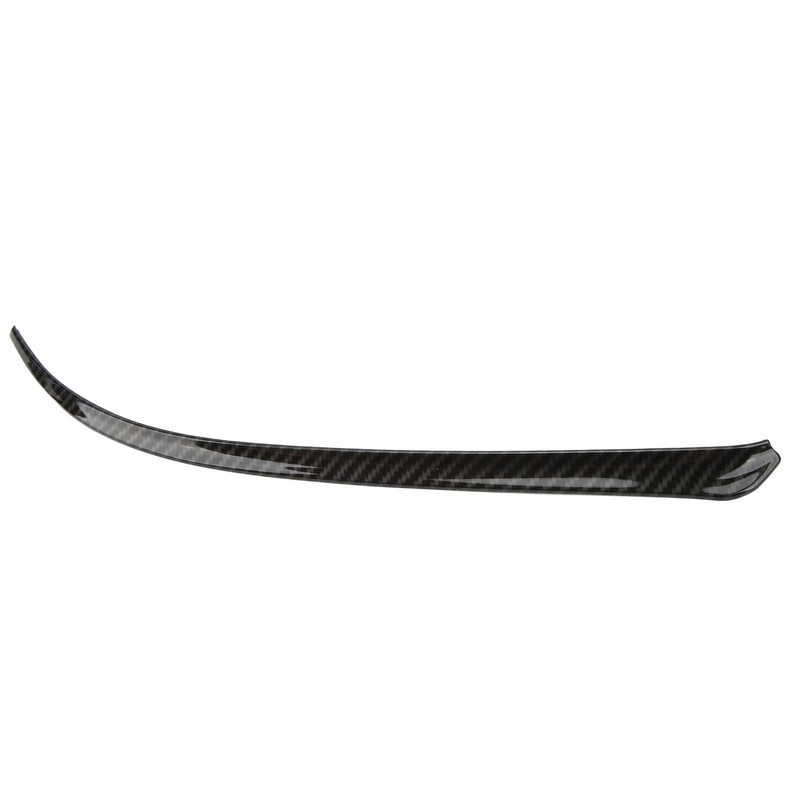 2pcs Side Rearview Mirror Trim ABS Carbon Fiber Color Wing