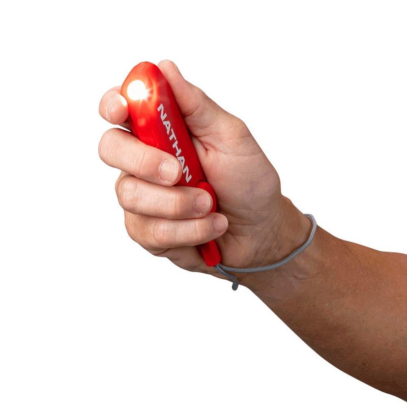 Nathan Personal Alarm Ripcord with Strobe Light. SafeRun Siren in