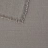 DII Everyday Collection, Fringed Solid Tabletop, Napkin Set, Gray, 6
