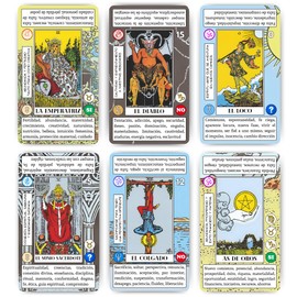 ARCANIA - Tarot for Beginners, with Easy Definitions, Keywords, Zodiac, Chakras, Numerology, Yes or No and Backgrounds Symbology