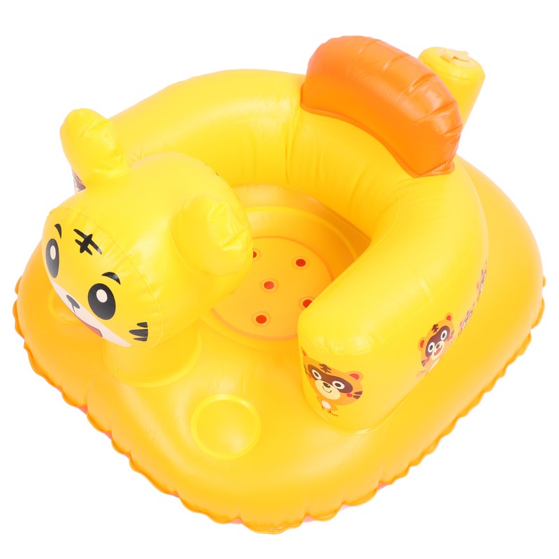 Inflatable Toddler Chair Cartoon Animal Skin Friendly PVC Soft High