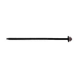 Fasteners Plus ST Fastening #12 x 6 InsulDrill Metal Roofing Screws - Charcoal Gray (Pack of 100)