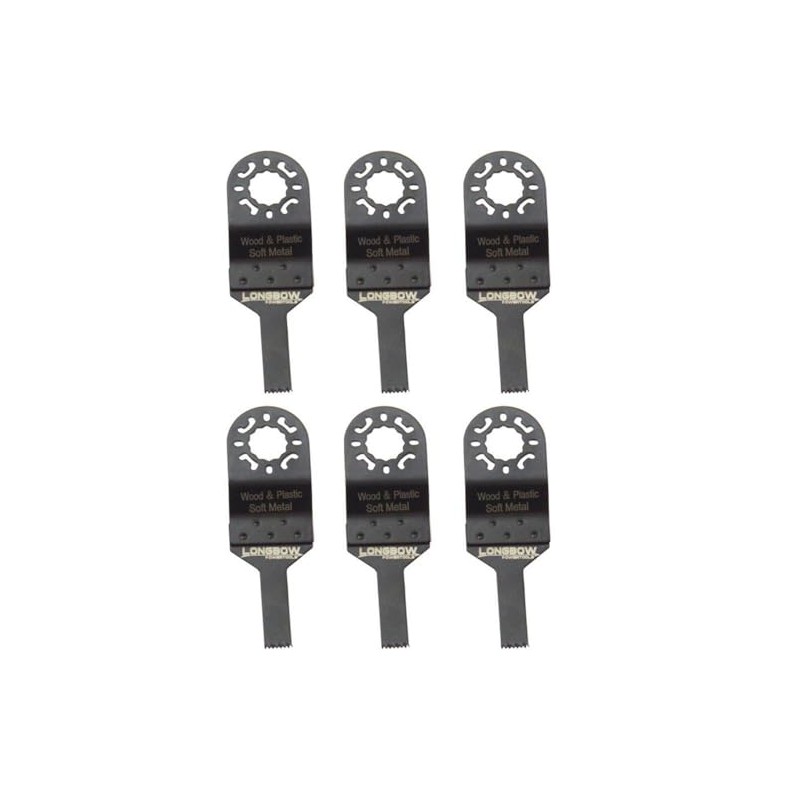 Longbow 6 Pack of 10mm Multi Tool Saw Blades Made