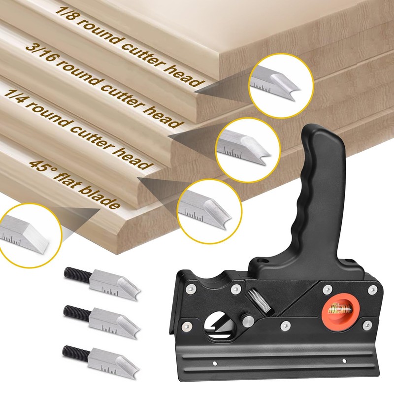 Eewudwok Chamfer Plane, Hand Chamfering Wood Planer, Premium Woodworking Edge