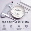 Portable Stainless Steel Flatware Set - Travel Camping Cutlery, Portable