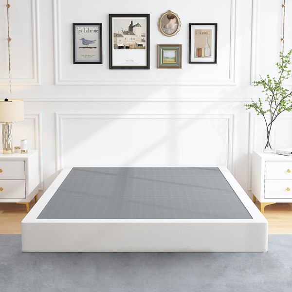 ALDRICH 7 Inch Heavy Duty Metal Box Spring Mattress Foundation