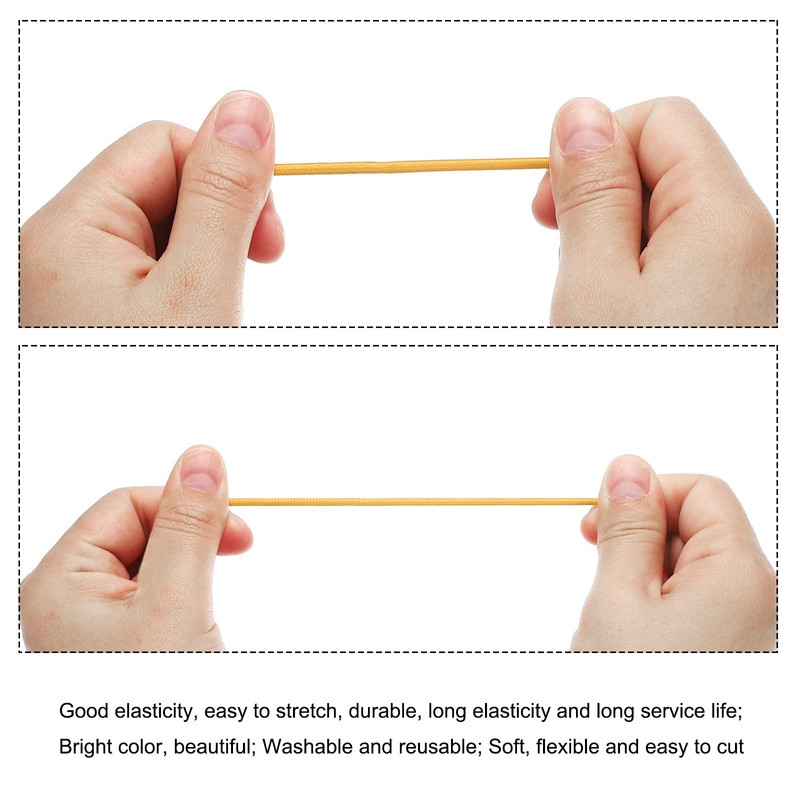 PATIKIL Bungee Cord Elastic Cord Heavy Stretch String Rope 3mm