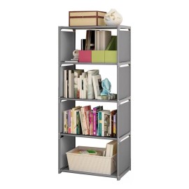 Librero Y Mueble Organizador Estante Para Libros 4 Cubos