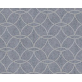 CONCORD WALLCOVERINGS ™ Sample for Display Purpose only Textured Wallpaper Graphics Modern Geometric rhombs, Blue Grey Metallic
