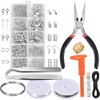 PAXCOO Jewelry Making Supplies Kit - Jewelry Repair Tool with