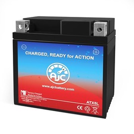 AJC Battery Compatible with E-Ton Viper 90R Silver Series 88CC ATV Battery (2009-2013)