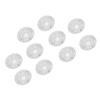 10Pcs Footswitch Toppers Clear Transparent Universal for Guitar Effects Pedal