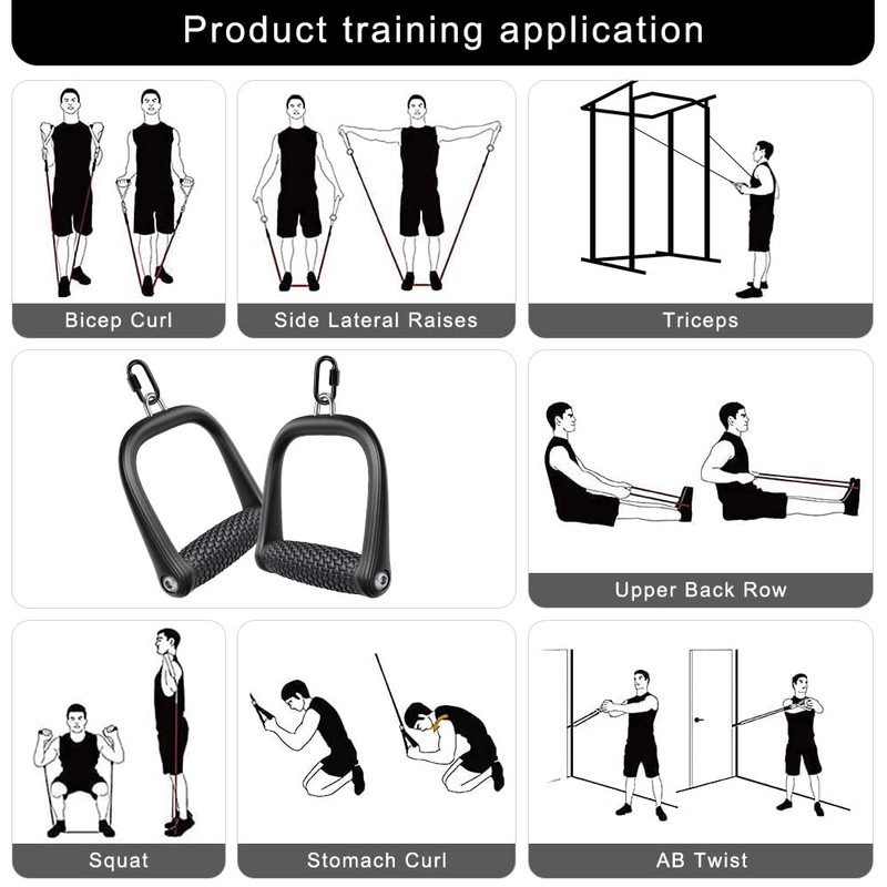 BeneLabel D Handle Gym Fitness Grips, Gym Handles, Non-Slip and
