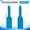 arricraft 2 Pcs Blue Plastic Spatula, Glass Railing Setting Tool