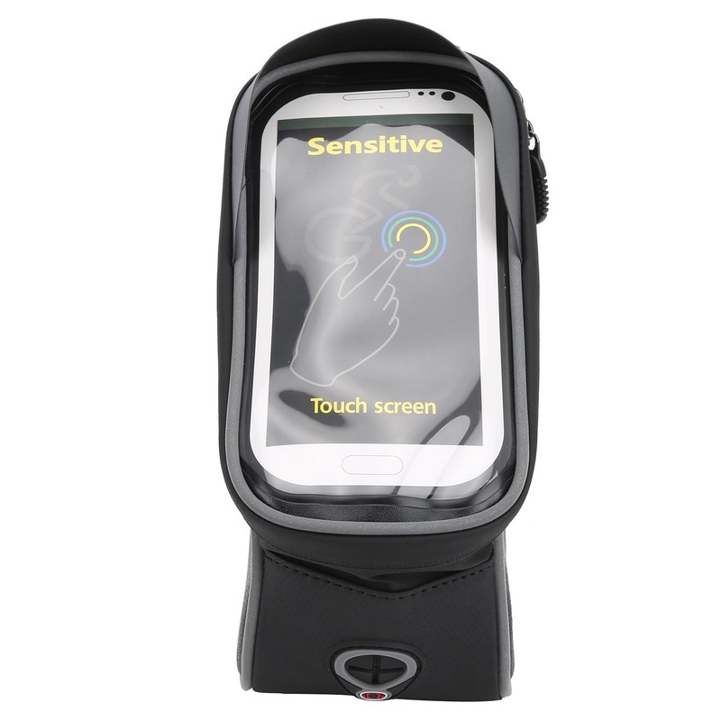 Bike Front Frame Bag Waterproof TPU Sensitive Touch Screen Top