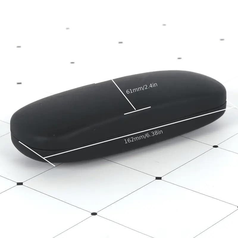 Boolavard Unisex Hard Shell Eyeglasses Cases, Protective Case For Glasses