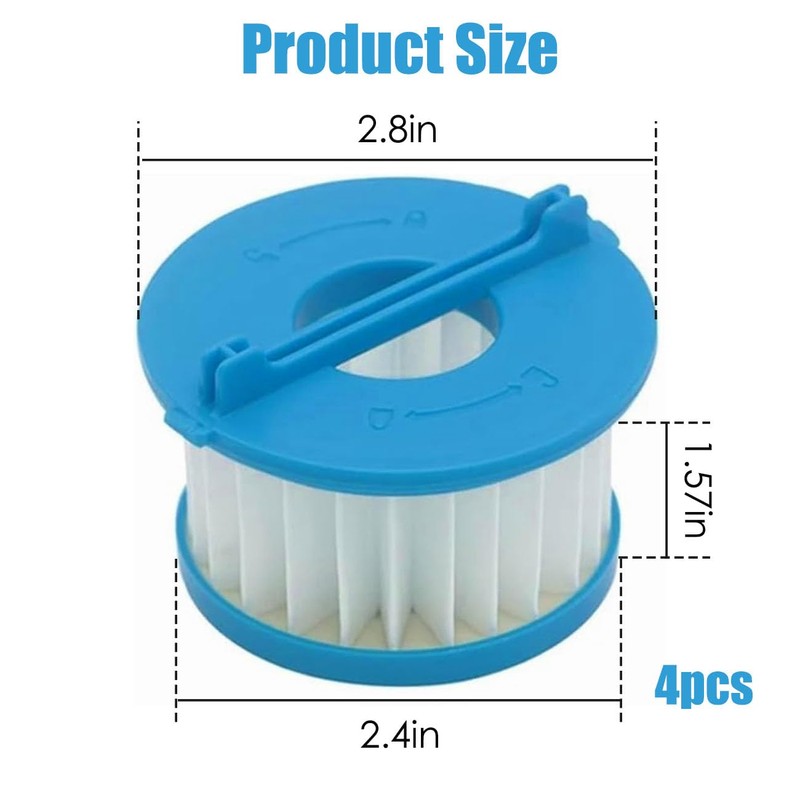 ECOMAID A32F02 HEPA Filters Replacement Compatible with Ryobi 18V ONE+