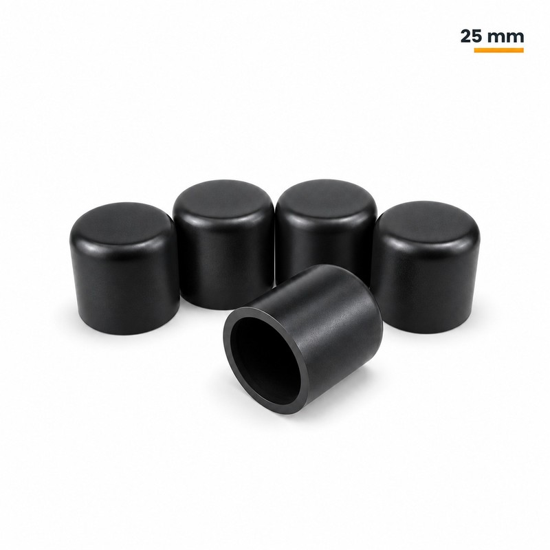 Silicone Vacuum Caps – 5-Pack Black Blanking Plugs for Engine