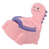 Potty Chair Cartoon Dinosaur Adjustable Height Safe PP Detachable Potty