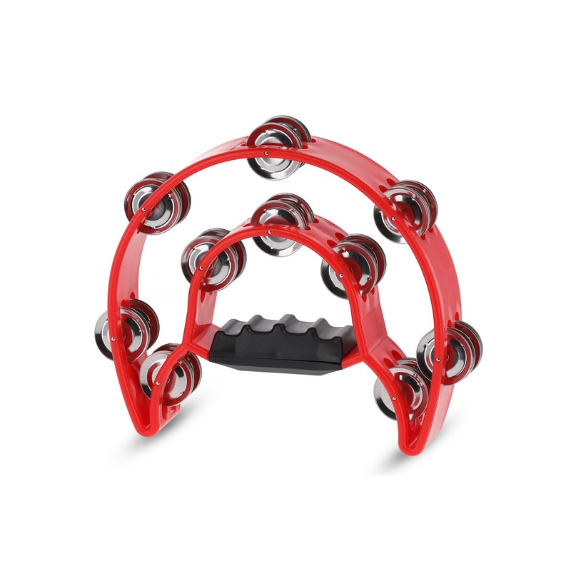 GEWA Half-Moon Ring 20 Pairs Chrome-Plated Clamps Double Row Red