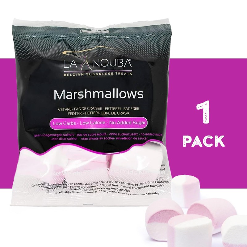 La Nouba Sugar-Free Marshmallows – 2.7 oz. Pack – Low
