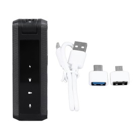 Voice Recorder Multifunction HD 1080P Clear Sound 180 Degree Rotating Lens Portable Voice Recording Device for Work Lectures Meetings Interviews