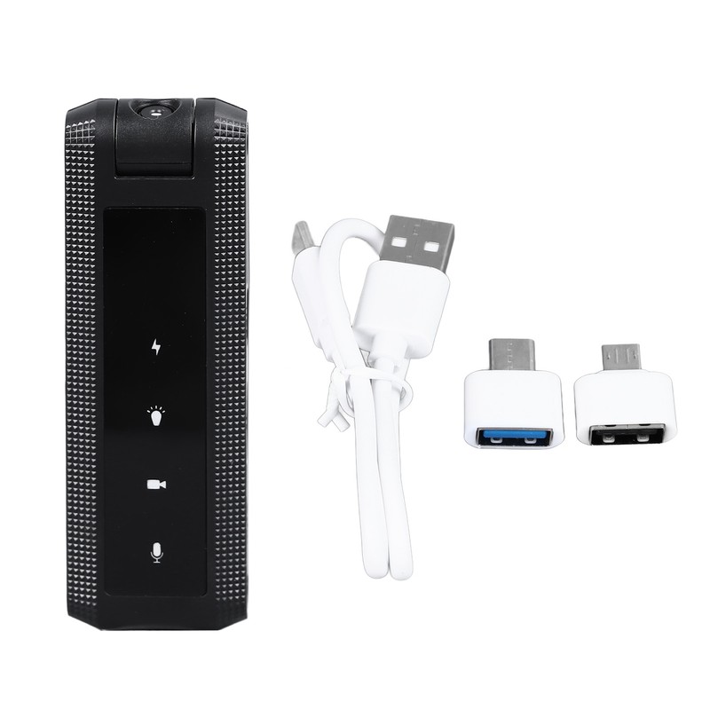 Voice Recorder Multifunction HD 1080P Clear Sound 180 Degree Rotating