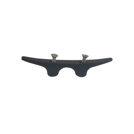 Gettysburg Flag Works 6" Black Standard Duty Cast Aluminum Flagpole Cleat for Inground Outdoor Flagpoles, Made in USA