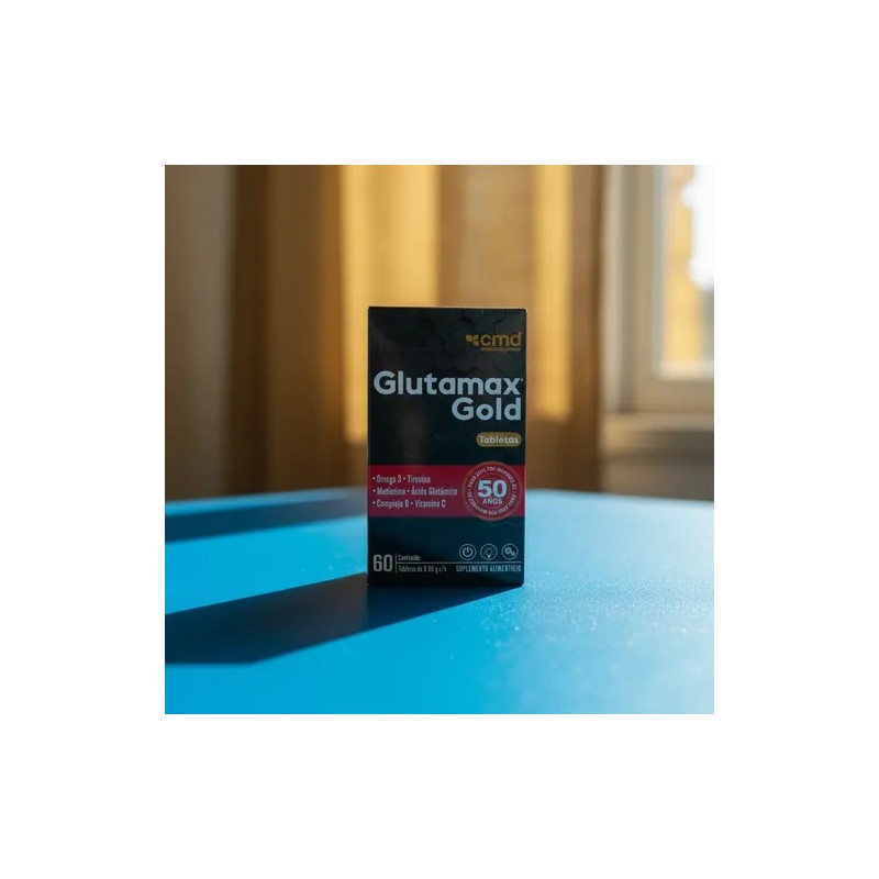 Glutamax Gold 60tab Omega3 Glutámico Complejo Vitaminac