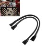 1 Pair Leather Bag Handles DIY Handcraft Sew On Ear