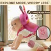 Baby Backpack Head Protection - Rabbit, Wide Size Cushion, Effective
