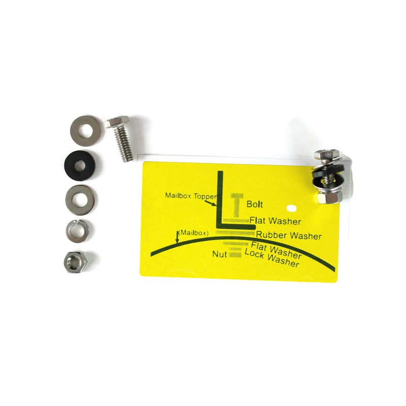 Farm and Ranch Metal Mailbox Topper (Modern Tractor and Driver,