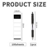 100 Folder Labels and 1 Black Marker Pen, Folder Classification