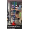 Kenner REPLACEMENT Fire Pole & Base - Spins - 3D