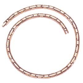 Classic pure titanium magnetic necklace, the magnet is fixed with a steel ring and does not fall off, contains 22 germanium, can be worn by men and women, alloy steel titanium, Alloy steel titanium