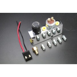 espeedpro21 Adjustable Chrome Proportioning Valve & Builtin Distribution Block 3/8" Fittings