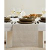Solino Home Linen Table Runner 72 Inches Long – 100%