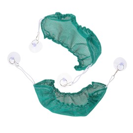 Sosoport 2-Pack Bearded Dragon Hammock Reptile Climbing Bed Fabric Swing Toy for Small Reptiles Safe Hanging Accessory