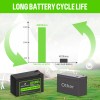 DREAMDASH 12.8V 7Ah LiFePO4 Lithium Battery 4000+ Deep Cycle for