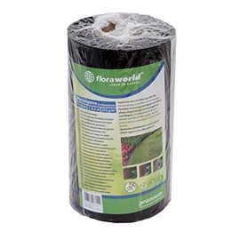 Floraworld Premium Lawn Edge Root Barrier 1000 x 11.5 x 20 cm Black
