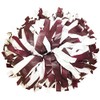 kuugear Pair, 6" Plastic Cheerleading Pom Pom with Baton Handle