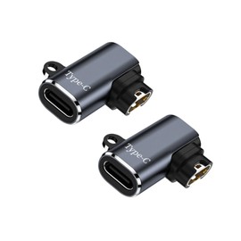 Garmin Adapter, L-Shaped USB C Adapter for Garmin Fenix 7 X/S 6 X/S 5 X/S and More (2 Pack)