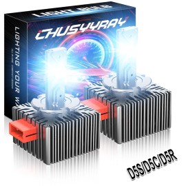 CHUSYYRAY 2x D5S D5R LED Headlight 18000LM 100W Replace HID Xenon Bulbs Super Bright Lamps