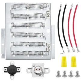 503978 61927 Dryer Heating Element Kit Fit for Amana speed queen dryer parts-Replaces 964p3,56179,503404,56047 Dryer Parts Thermostat Thermal Fuse-Models ADE3SRGS173TW01 ADE3LRGS171TW01 AMI PARTS